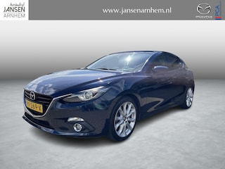 Mazda 3 2.0 GT-M , Leder, Bose, All Season, Clima, Cruise, Navi, Stoelverwarming, HUD, PDC, LKA