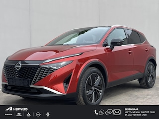 Nissan Qashqai 1.3 MHEV Xtronic Tekna / Panoramadak / Bestuurderstoel Met Geheugen / Adaptief Cruise Control / 1800kg trekken /  Elektr. Achterklep / Apple Carplay&Android Auto / Stuur-. Stoel en Voorruit Verwarming / Head-Up Display / Sfeerverlichting /