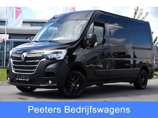 Renault Master T35 2.3 dCi 150 L2H2 Black Edition Camera, Cruise, 2 x Schuifdeur, LED, Clima, Trekhaak, Sensoren, Multimedia, Uniek!