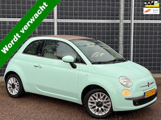 Fiat 500 |1.2 Lounge | Cabrio | clima| Verde Acqua | incl. 1 jaar Garantie