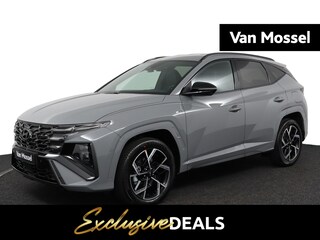 Hyundai Tucson 1.6 T-GDI HEV N Line | Uit Voorraad Leverbaar | Apple Carplay/Android Auto | Suéde/Lederlook Interieur | 360 Camera | Head-Up Display | Sport Stuurwiel | Lichtmetalen Velgen 19'' |