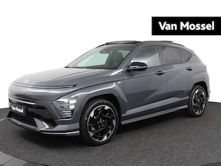 Hyundai Kona N Line Sky 64.8 kWh | Uit Voorraad Leverbaar | Apple Carplay/Android Auto | Warmtepomp | Suéde/Lederlook N-Line Interieur | Lichtmetalen Velgen 19''|