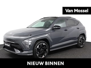 Hyundai Kona N Line Sky 64.8 kWh | Uit Voorraad Leverbaar | Apple Carplay/Android Auto | Warmtepomp | Suéde/Lederlook N-Line Interieur | Lichtmetalen Velgen 19''|