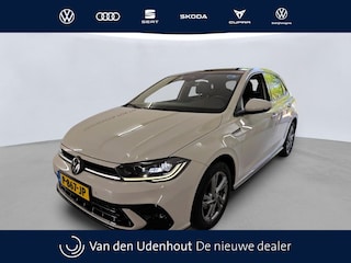 Volkswagen Polo 1.0 TSI 95pk R-Line Business Ascot Grey | Panoramadak | Camera | Stoelverwarming | Keyless