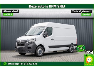 Renault Master Bleu DCI 135PK | L2H2 | Nieuw | Navi | 3-Zits | LED | Cruise | Airco