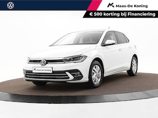 Volkswagen Polo 1.0 TSI 95pk DSG Style · Panoramadak · Matrix LED · Stoelverwarming · ACC · Sfeerverlichting · Apple/Android Car Play ·