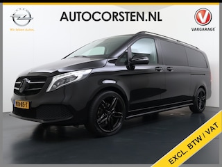 Mercedes-Benz V-klasse 300d 4-MATIC Extra Lang Dubbele Cabine 5-Persoons 2X Elek.Schuifdeur Trekhaak Apple Carplay Android Auto Navi* Camera Cruise Control Pdc Stoelverwarming Lmv 20" Privacy Glas Led Isofix DAB Elek.Achterklep 2.000KG Trekgewicht