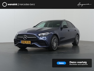 Mercedes-Benz C-klasse 300e Business Solution AMG | Panoramaschuifdak | Trekhaak | DIGITAL LIGHT | Nightpakket | dodehoekassistent | 360° camera |