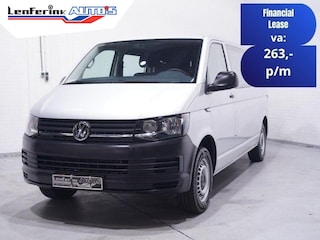Volkswagen Transporter 2.0 TDI 150 pk L2 Dubbel Cabine Airco, Navi Cruise Control, Trekhaak, 5-Zits