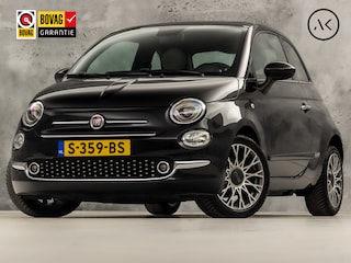 Fiat 500 1.0 Hybrid Launch Sport (PANORAMADAK, VIRTUAL COCKPIT, APPLE CARPLAY, GROOT NAVI, LEDER, CLIMATE, SPORTSTOELEN, ZWART HEMEL, PARKEERSENSOREN, LM VELGEN, NIEUWSTAAT)