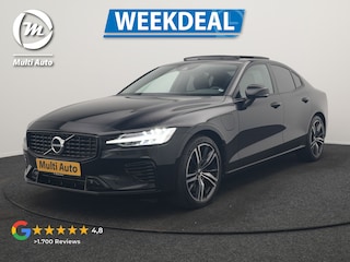 Volvo S60 T8 AWD R Design Polestar Engineerd PHEV 405pk Dealer O.H. | Panodak | Adaptive Cruise | Camera | Harman / Kardon | Lederen Sportstoelen Memory & Verwarmd | Keyless | Stuur Verwarmd | Apple Carplay | Navigatie | DAB | Plug In Hybrid |