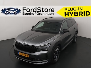 Skoda Kodiaq 1.5 TSI PHEV 204 pk Sportline | Stoelverw. | Stuurverw. | El. a. klep | El. verst. stoel + geh. | LED | 19" | Keyles entry |