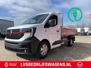 Renault Master E-Tech T35 Pick-up /Kipper L3 long range 87 kWh Trekhaak, Multimedia systeem, Vierseizoenenbanden, Verwarmde Voorruit, Verwarmde Voorstoel