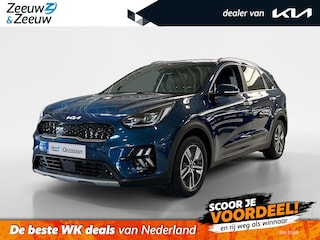 Kia Niro 1.6 GDi DynamicPlusLine | Trekhaak Afneembare Kogel + 13-Polige Stekker | Navi | Apple Carplay/ Android Auto | Stoel + Stuurverwarming | Parkeersensoren Voor + Achter | Camera Achter | Licht + Regensensor | Dodehoekdetectie | Rijstrooksensor + Correctie