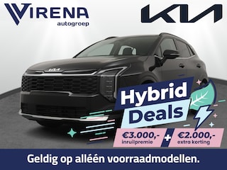 Kia Sportage 1.6 T-GDi Hybrid DynamicPlusLine €5.000,- voordeel - Schuif-/Kanteldak - Apple Carplay/Android Auto - Stoel-/Stuurverwarming - Privacy Glass 7 Jaar of 150.000km Fabrieksgarantie
