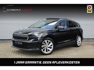 Skoda Enyaq iV 80 ecoSuite // 96% SoH | Leder | Panoramadak | Trekhaak | HUD | Warmtepomp | Memory | Matrix | Camera