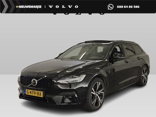 Volvo V90 2.0 T6 Plug-in hybrid AWD Plus Dark | Long Range | Adaptieve Cruise Control | Trekhaal | Panoramadak | Sportstoelen | Harman Kardon Audio | 360° Surround View Parkeercamera | Stoel-/Stuurverwarming |