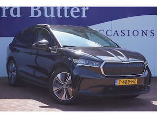 Skoda Enyaq iV 60+warmte-pomp+stuur-verw+vitrual/leder/led/camera/parkeer/climate-Pakket+92 %SOH = INCL BTW !!
