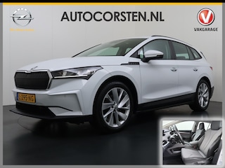 Skoda Enyaq iV 60 SOH 93% Adap.Cruise Stuur+Stoelverwarming 3-Zone Ecc Camera Apple Carplay Android Auto Navi Pdc Lmv 20" DAB P-Assist Isofix Keyless-Go Verkeersbord detectie File Assist 1e Eigenaar Dealeronderhouden Origineel Nederlandse Auto