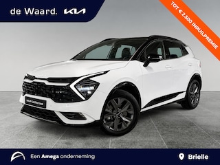 Kia Sportage GT-Line 1.6 T-GDi Hybrid 230pk | PANODAK | TWO-TONE | ELEK. A.KLEP | LEDER | NAVI | APPLE CAPPLAY / ANDROID AUTO | 360° CAMERA | ISOFIX | HEV |