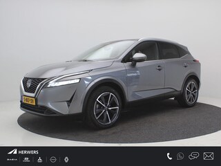Nissan Qashqai 1.3 MHEV Tekna / Panoramadak / All Seasonbanden / Trekhaak / 1400 Kg Trekgewicht / Lederen bekleding / Bestuurdersstoel Elektrisch   / Adaptieve cruise control / Historie aanwezig /