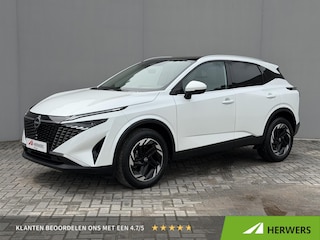 Nissan Qashqai 1.3 MHEV Xtronic N-Connecta / Panoramadak / 1800kg Trekgewicht / Cold Pack / Dodehoek Detectie / Adaptieve Cruise / Head up display / 360 Camera / Stoel & Stuurwiel Verwarming /
