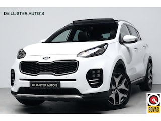 Kia Sportage 1.6 T-GDI 4WD GT-Line PlusLine Automaat | Pano-dak | CarPlay | Stoel + Stuurverwarming | Leder | Camera | led | Pdc |