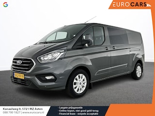 Ford Transit Custom 300 2.0 TDCI L2H1 Limited Dubbele Cabine Navigatie Airco 2 Schuifdeuren Trekhaak Parkeersensoren Apple Carplay Android auto DAB