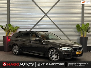 BMW 5-serie Touring 540i xDrive High Executive M-Pakket LED/PANO/NAVI/ACC/LEDER/ADAPTIVE/TREKHAAK/STOELVERW+KOELER/STUURVERW/MEMOR