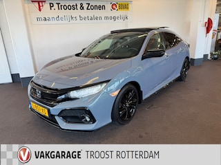 Honda Civic 1.0 i-VTEC Executive Automaat | Panoramadak | Lederen bekleding | Adaptieve cruise control | Lane assist | Stoelverwarming | Climate control | Achteruitrijcamera | Dodehoeksdetectie | Apple carplay | LED