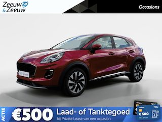 Ford Puma 1.0 EcoBoost Hybrid Titanium | Dealer onderhouden | NL auto | Adapt. Cruise control | BLIS | Winter pack | Parkeersensoren voor en achter | Achteruitrijcamera | Draadloos opladen mobiel | 1e eigenaar | Bovag garantie |