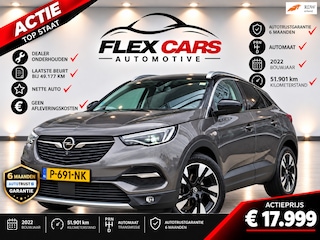 Opel Grandland X 1.2 Turbo Ultimate|Dealer Onderhouden|Stuurverwarming|Stoelverwarming|Line-Assist|360Achteruitrijcamera|Keyless