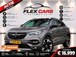 Opel Grandland X 1.2 Turbo Ultimate|Dealer Onderhouden|Stuurverwarming|Stoelverwarming|Line-Assist|360Achteruitrijcamera|Keyless