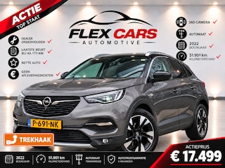 Opel Grandland X 1.2 Turbo Ultimate|Dealer Onderhouden|Stuurverwarming|Stoelverwarming|Line-Assist|360Achteruitrijcamera|Keyless