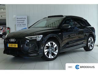 Audi e-Tron 50 quattro Launch edition Black 71 kWh | S-Line | Schuifdak | Stoelverwarming | Luchtvering | 20 Inch | Memory | Camera | Elektr. Klep | Carplay |