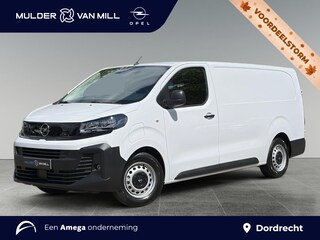 Opel Vivaro Electric L3 75 kWh 136pk | ACTIE | 8 jaar garantie | 0% financial lease | Houten afwerking laadruimte | NAVI | Multimedia | Apple Carplay | Android Auto | Achteruitrijcamera | Parkeersensoren voor en achter | Dode hoek detectie | Digitale cockpit | Stuurwielbediening | Mistlampen | Licht- en regensensor | Automatic light | Tussenwand comfort met raam | Bestuurdersstoel comfort | Bank voorpassagiers | Reservewiel | van €48.420 voor €36.150 ex. BTW rijklaar