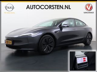 Tesla Model 3 RWD Highland NIEUW MODEL LFP SOH 94% Warmtepomp Entertainment Display Achter FSD 4 Computer AMD Ryzen™ Stoel+Achterbank+Stuurverwarming Panoramadak Leder Navi Ecc Camera's Lmv Led Elek.Achterklep Draadloos Laden Wifi Dodehoek detector Keyless Fabrieksgarantie tot 17-1-2028/80.000km! Garantie op Accu en Motor tot 17-1-2032/160.000km