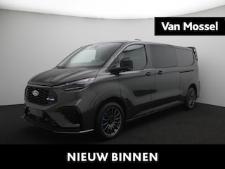 Ford Transit Cust. 320 L2H1 MS-RT 71 kWh DC | Elektrisch wegklapbare trekhaak | 360 graden camera | Adaptieve LED koplampen | Dubbele schuifdeuren