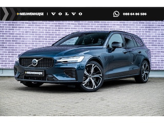 Volvo V60 T6 Plug-in hybrid AWD Ultra Dark | Schuif-/kanteldak | Head Up Display | Donker Glas | Sportstoelen | Power Seats | Harman Kardon |
