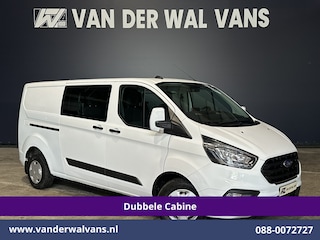 Ford Transit Custom 2.0 TDCI 131pk L2H1 Dubbele Cabine Euro6 Airco | 5-Zits | Apple Carplay | LED | Cruisecontrol | Stoelverwarming Android Auto, Parkeersensoren, Achterklep, 2800kg trekvermogen