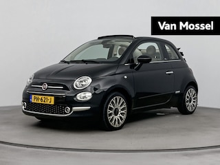 Fiat 500 0.9 TwinAir Turbo Lounge | Airco Automatisch | All Seasonbanden | Cruise Control | Dealer Onderhouden | Open Dak Canvas | Parkeersensoren Achter | Pelle Frau Leder | 1e Eigenaar |