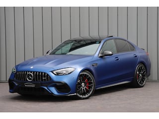 Mercedes-Benz C-klasse AMG 63 S E Performance | 680PK | Head-up | Schaalstoelen | Carbon | Burmester | Sfeerverlichting | Track-pace | Stoelkoeling | 2023.