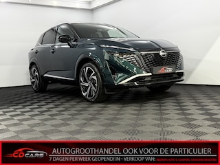 Nissan Qashqai 1.3 MHEV Xtronic Tekna Plus Panoramadak, 360 Camera, 20 inch velgen, Bose geluidsysteem, Memory stoelen, Head-up display, Navi, Keyless start, Elektrische achterklep, 3 jaar garantie