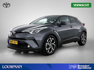 Toyota C-HR 1.8 Hybrid Style | Dodehoek detectie | Lederen bekleding | Stoel+stuurverwarming | Parkeersensoren voor+achter met assistent | Navigatie | Cruise control Adaptive |