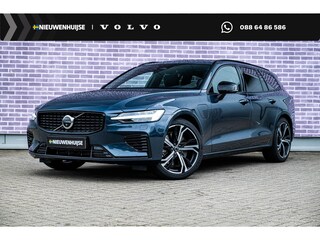 Volvo V60 2.0 T6 Plug-in hybrid AWD Ultra Dark | Schuif-/kanteldak | Head Up Display | Donker Glas | Sportstoelen | Power Seats | Harman Kardon |