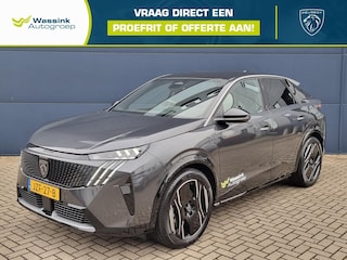 Peugeot 3008 EV 73 kWh 210pk GT Exclusive | Lederen Bekleding | Stoelverwarming/ventilatie | Elek. Achterklep | Trekhaak | Apple Carplay | 360 Graden Camera