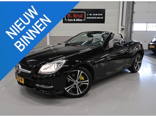 Mercedes-Benz SLK 200 automaat beige leer nekverwarming panoramadak navigatie cruise control sportvelgen pdc boekjes nette staat cabrio hardtop
