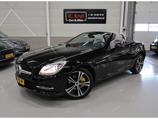 Mercedes-Benz SLK 200 automaat beige leer nekverwarming panoramadak navigatie cruise control sportvelgen pdc boekjes nette staat cabrio hardtop