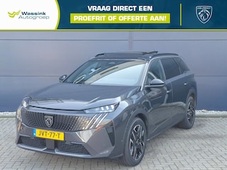 Peugeot 5008 1.2 Hybrid 145pk e-DCS6 GT Exclusive | Navigatie | Pixel Led | Massage/ventilatie stoelen | Leder Nappa zwart | Trekhaak | Panoramisch schuifdak