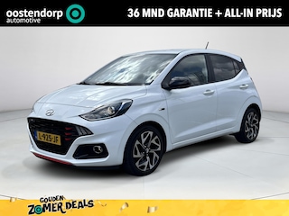 Hyundai i10 1.0 T-GDI N Line 5-zits | Apple Carplay/Android Auto | N-Line pakket | Lichtmetalen velgen | Stoel/stuurverwarming | Achteruitrijcamera |